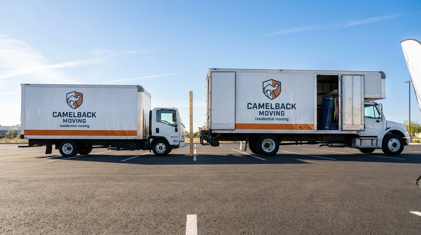 Moving truck size capacity guide in Stephens City